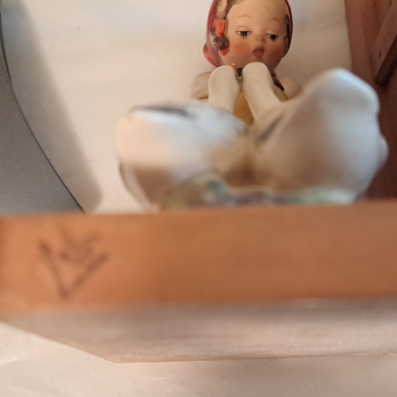 Goebel Hummel TMK 2 bookends farm boy and goose girl excellent - Picture 6 of 10